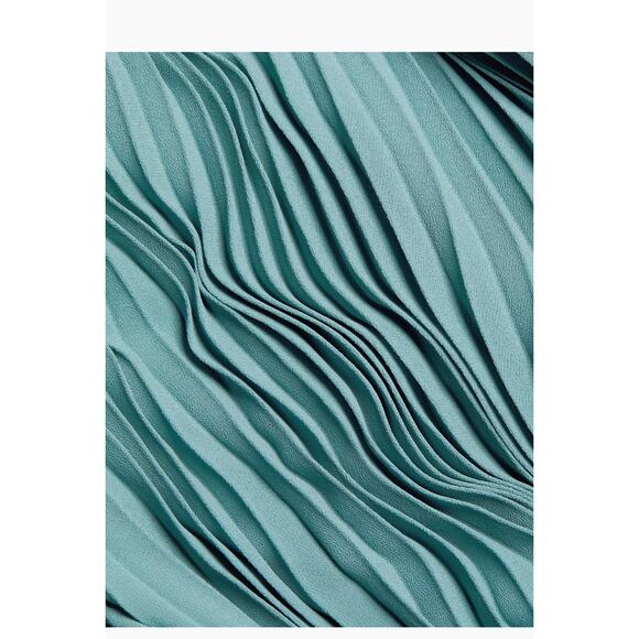 Jonathan Simkhai Carli Plissé Pleated Halter Maxi Dress Size 4 NEW - Picture 7 of 12